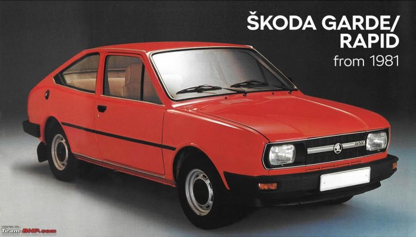 Skoda-garde 1981