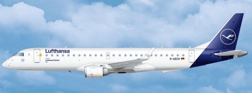 Embraer 190 Lufthansa New livery