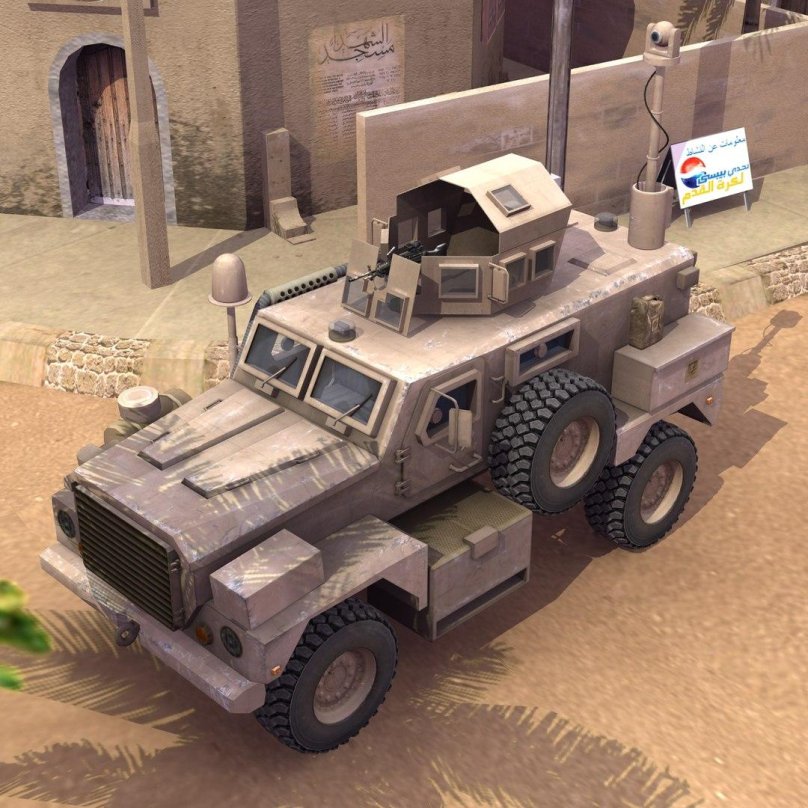 MRAP 3d model