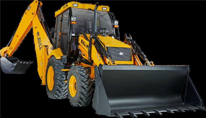 Bull hd100 экскаватор погрузчик