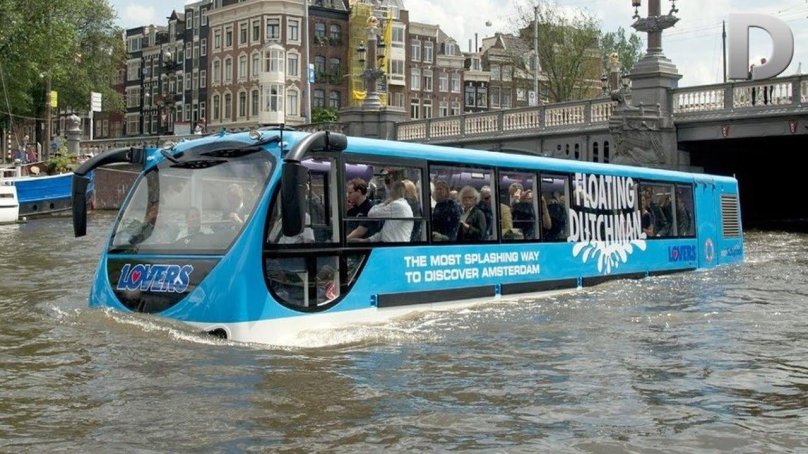 Речные трамвайчики Амстердам