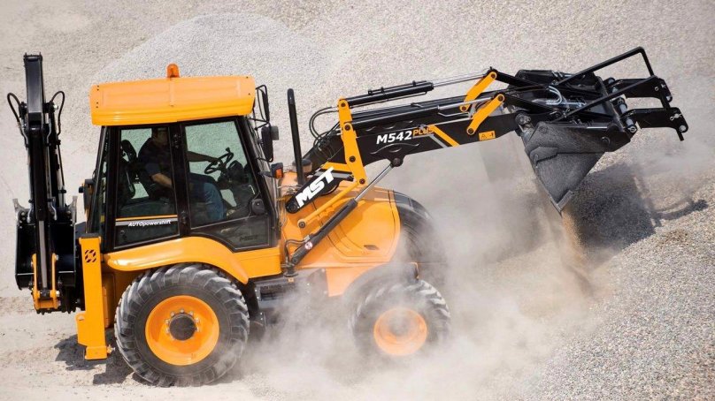МСТ 542 экскаватор погрузчик