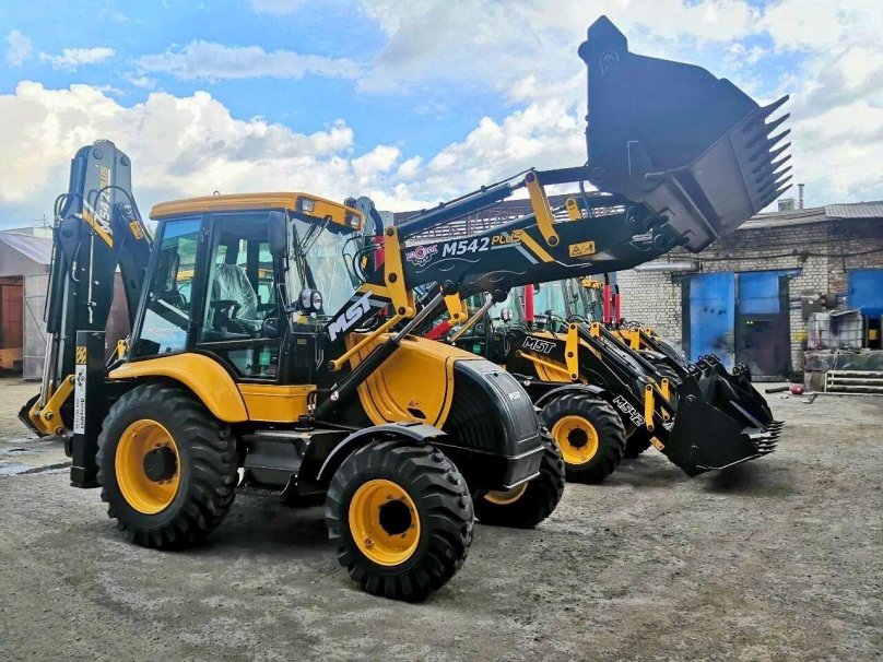МСТ 542 экскаватор погрузчик
