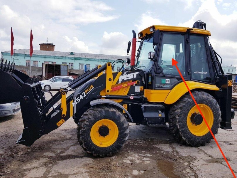 Экскаватор-погрузчик MST m542