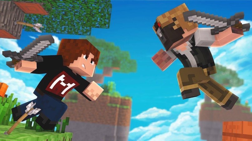 Драка в МАЙНКРАФТЕ