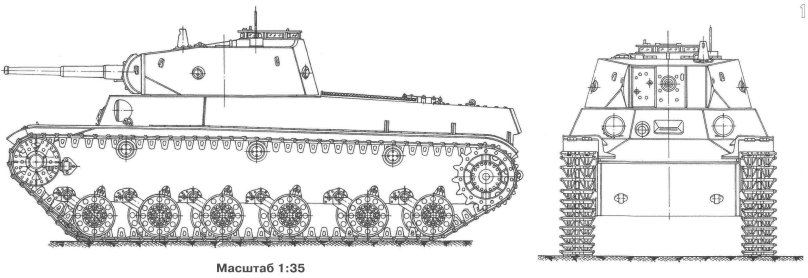 Т 70 вид сбоку