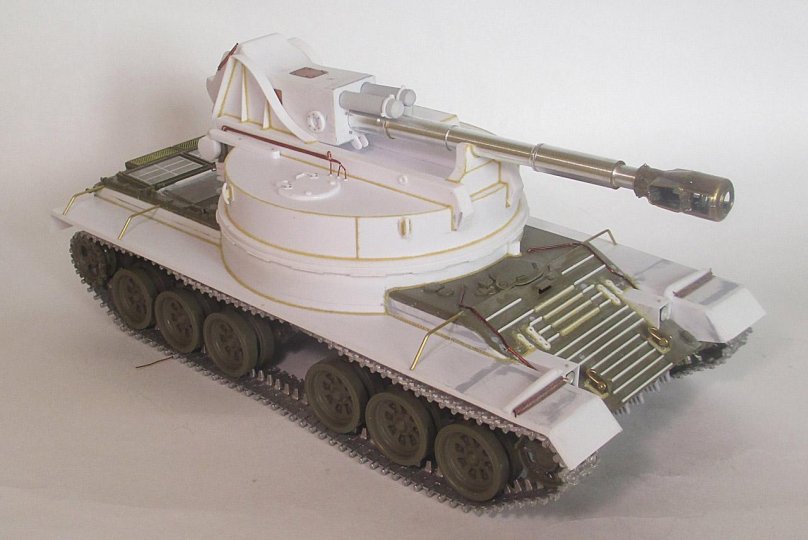 152-Мм САУ объект 327 "шайба".