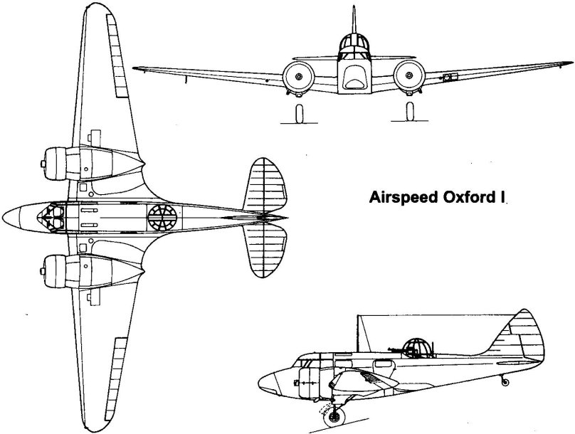 Airspeed as.10 Oxford MK.I "Gunner Trainer"