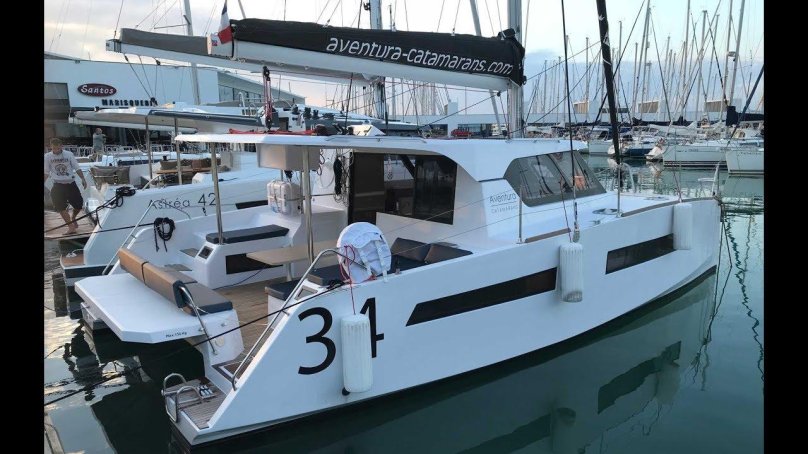 Катамаран aventura 34