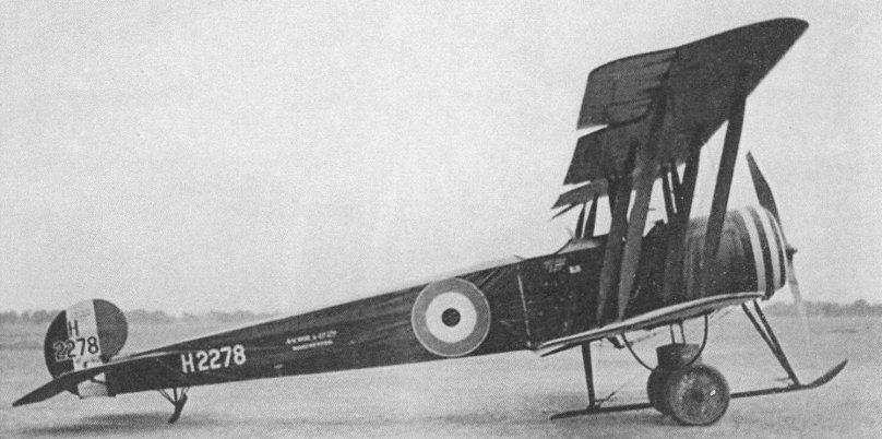 Avro 504 самолет