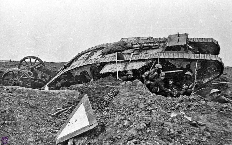 Битва на Сомме 1916 танки