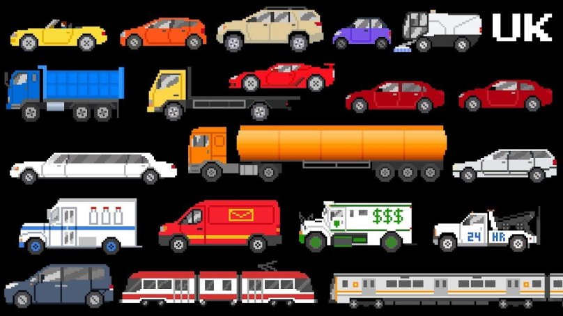 The Kids picture show vehicles