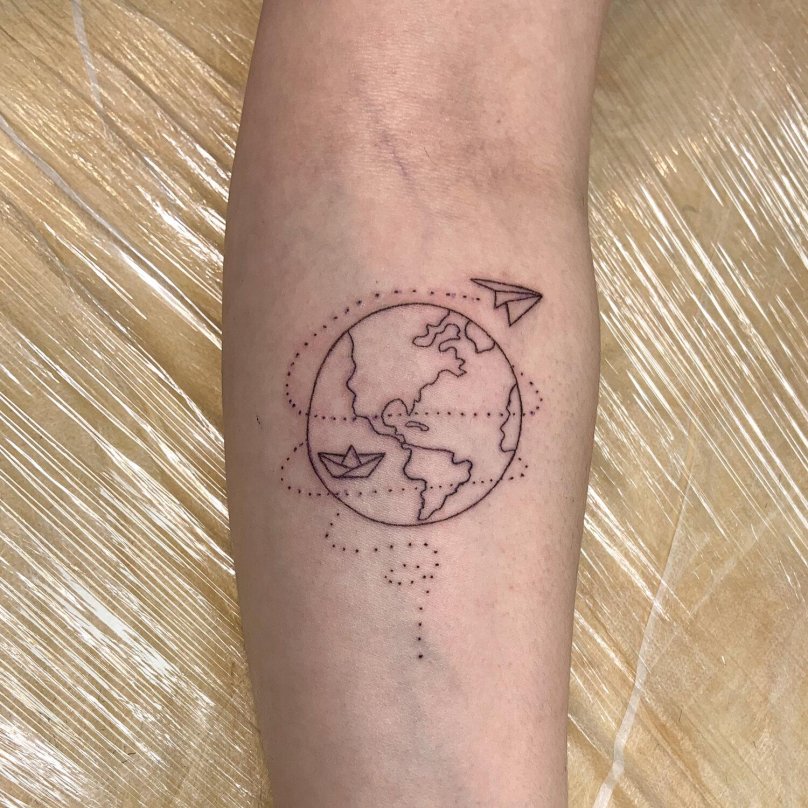 Тату путешествия