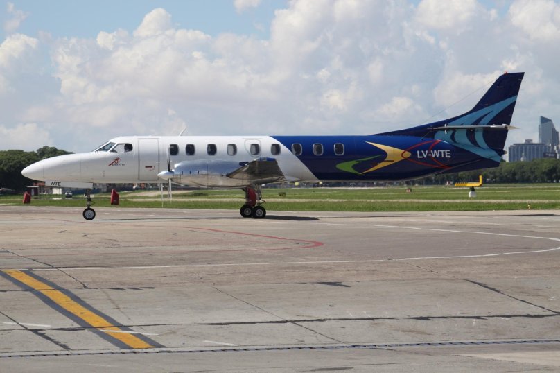 Swearingen Metroliner по сравнению с человеком