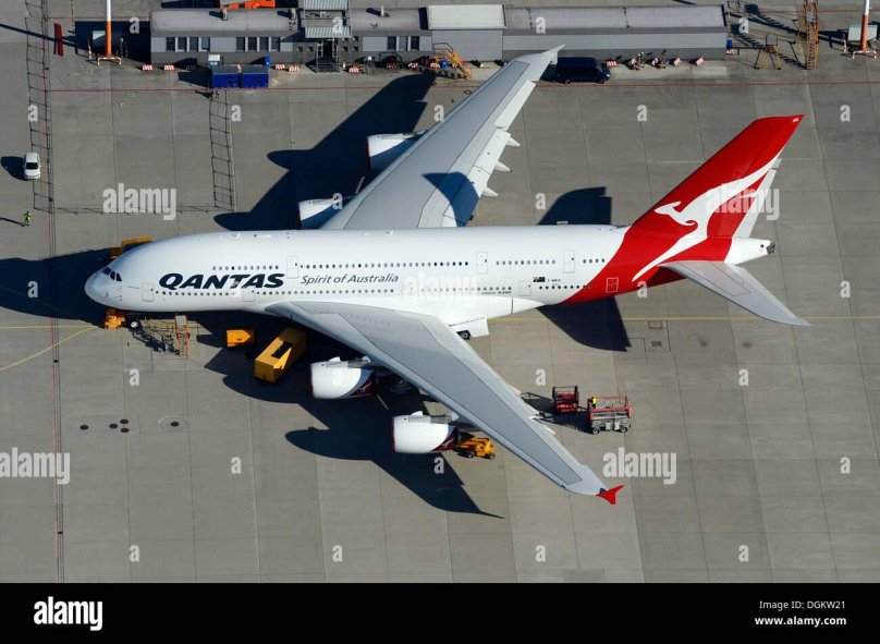 Авиалайнер a300b4 Qantas