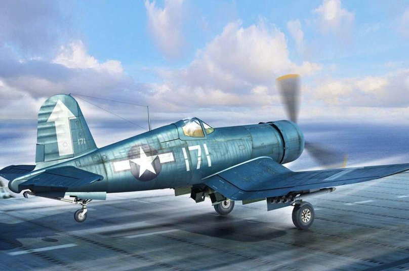 80384 HOBBYBOSS 1/48 истребитель f4u-1d Corsair
