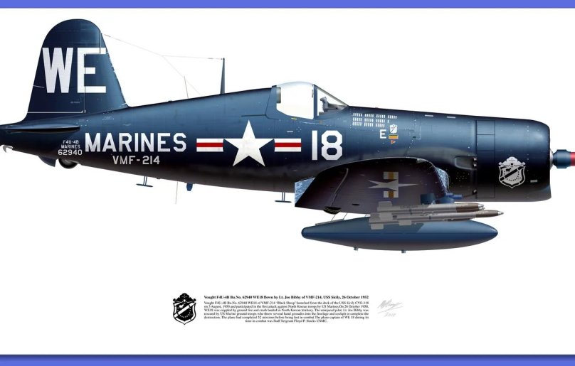 F4u-4 Corsair VMA-323 Korea