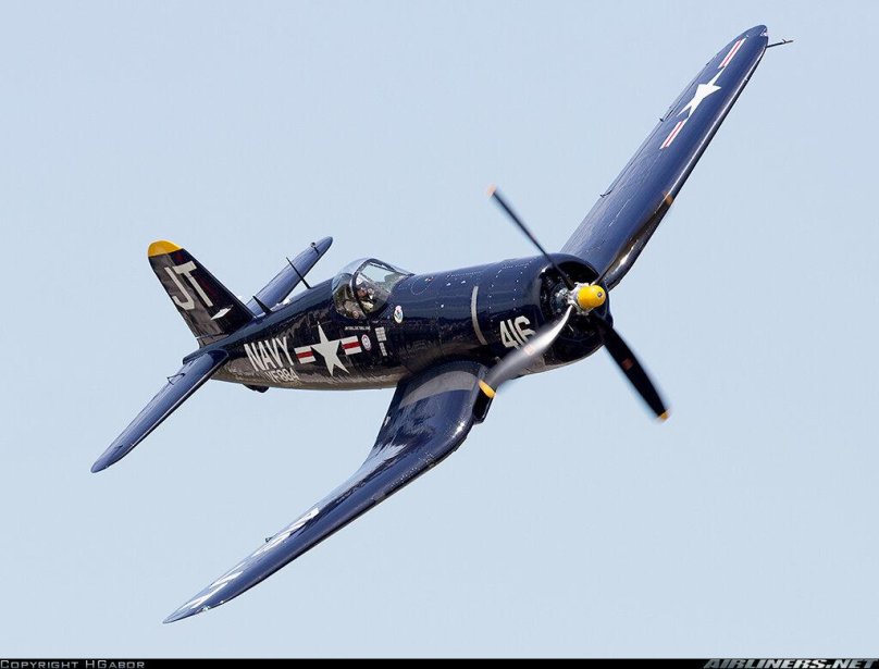Chance Vought f4u Corsair чертёж