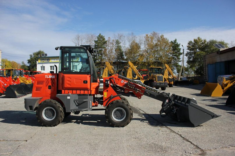 Redstar t28/28 экскаватор-погрузчик