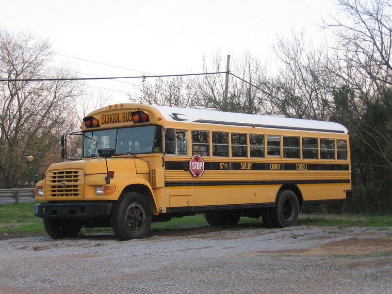 Ford b700 School Bus мост