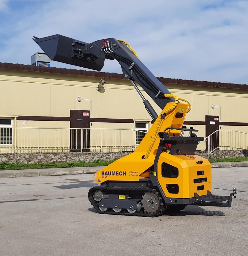 Baumech мини погрузчик