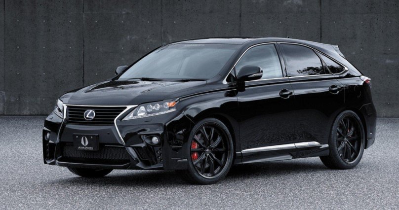 Lexus rx350 2015 Tuning черный