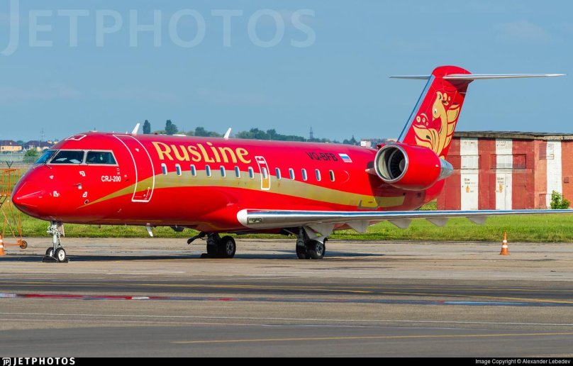 Canadair CRJ 200 самолет РУСЛАЙН