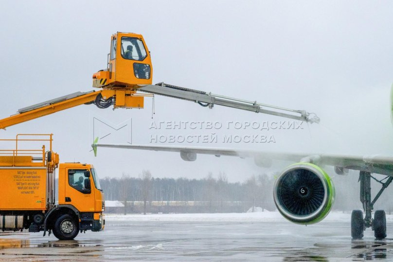 Противообледенительная жидкость для самолетов