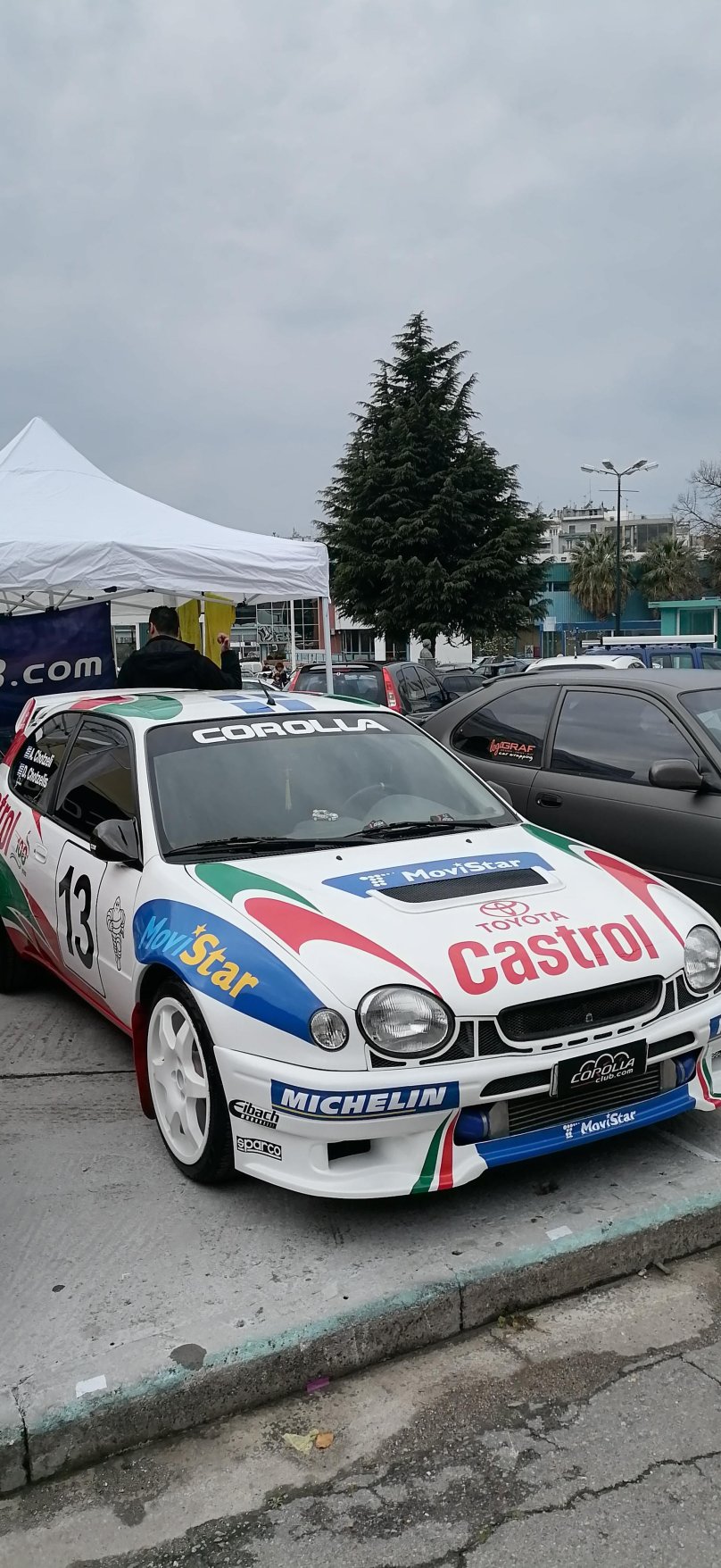 Corolla WRC спойлер