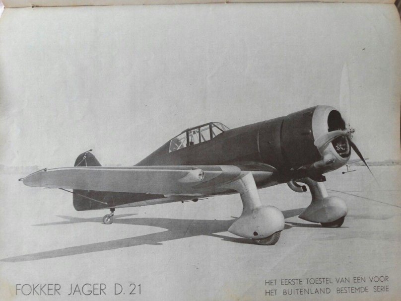 Самолет Фоккер д-21