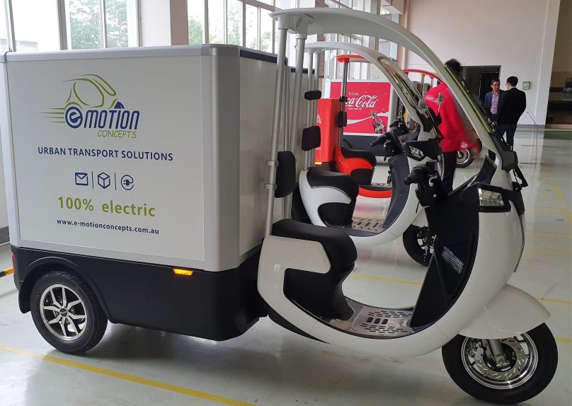 Склад электромобилей