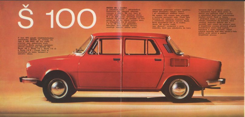 Skoda 100, 1970