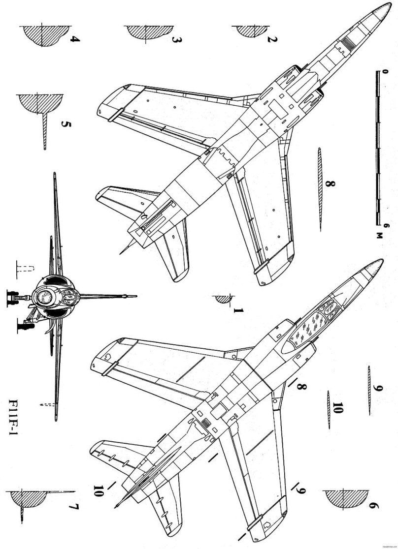 F7f Tigercat чертежи