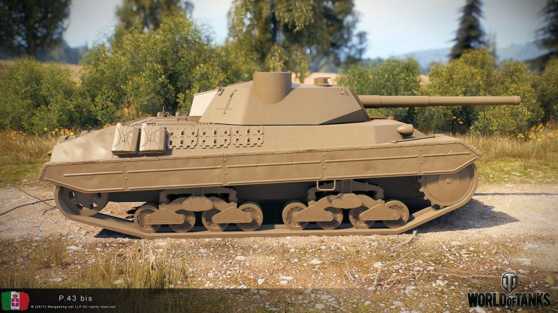 Итальянский танк p43