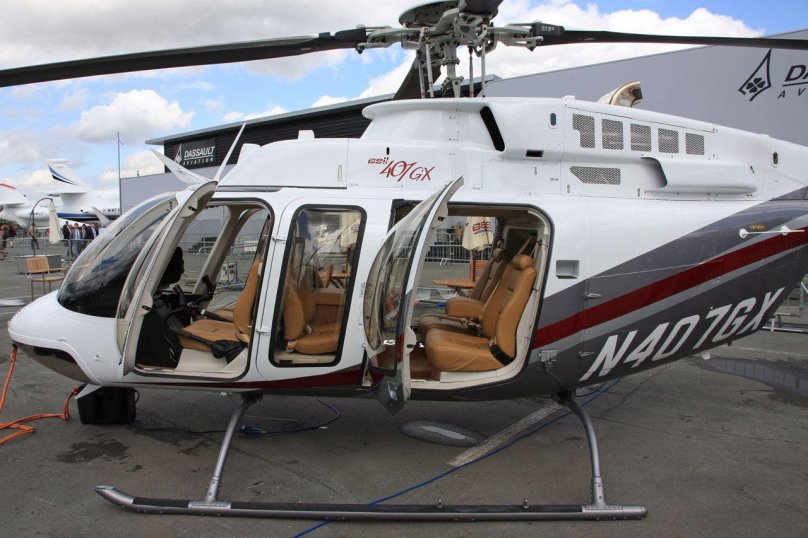 Вертолет Bell 407 салон