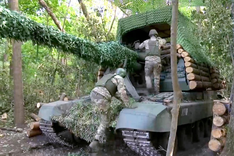 Мста с защитой бревна