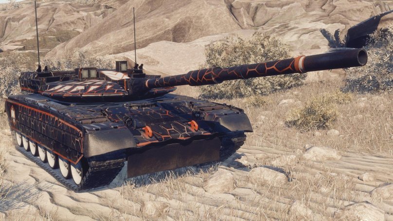 Танк объект 640 черный Орел