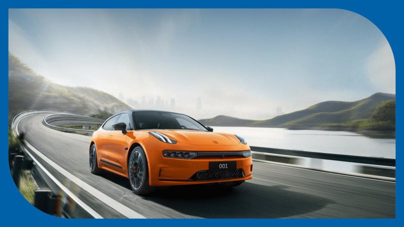 Zeekr 001 оранжевый