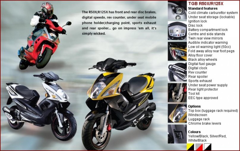 Скутер TGB 101r