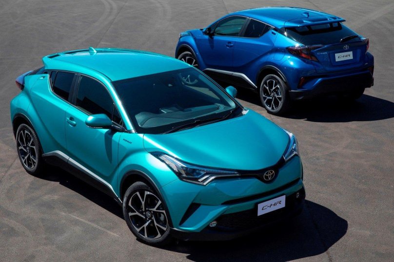 Тойота Chr бирюзовая