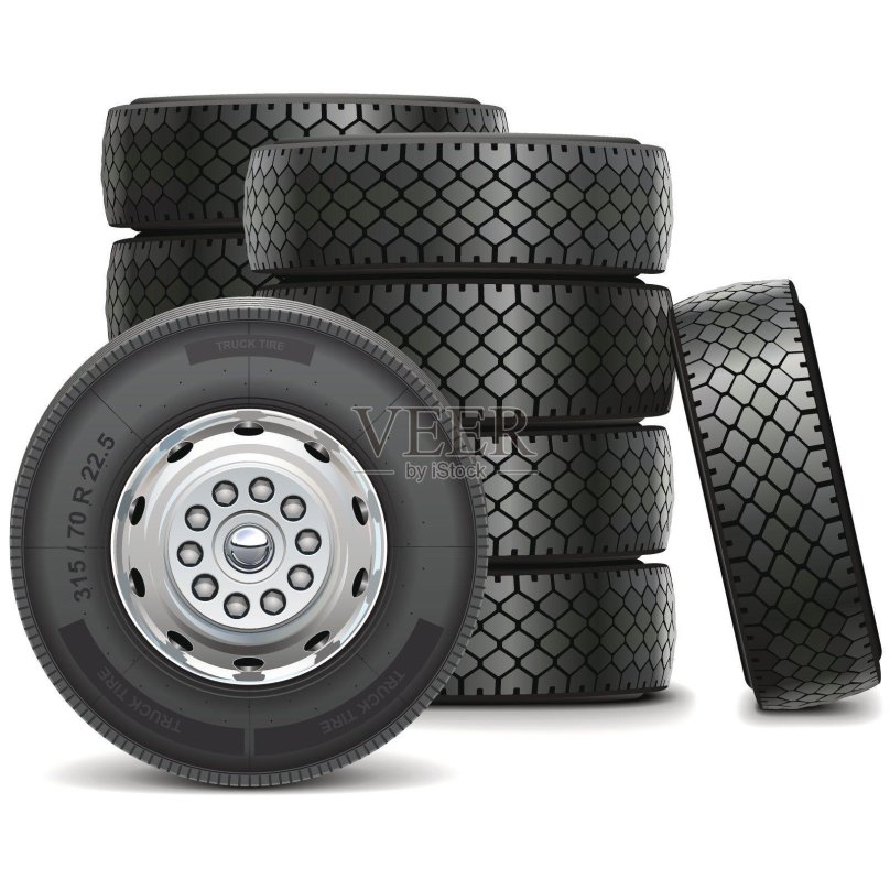 Грузовая шина вектор