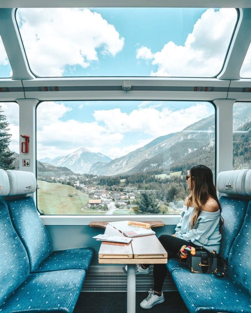 Окно поезда