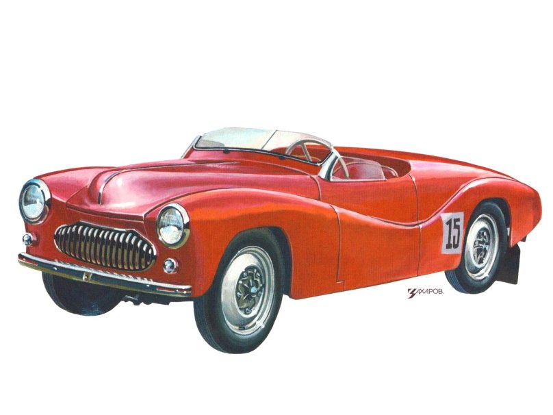 Москвич-г1-405 гоночный автомобиль