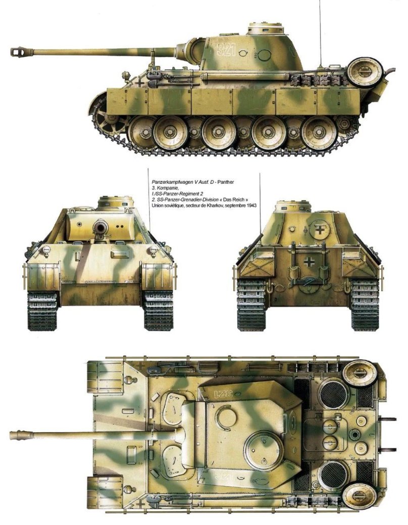 Танк пантера 1943