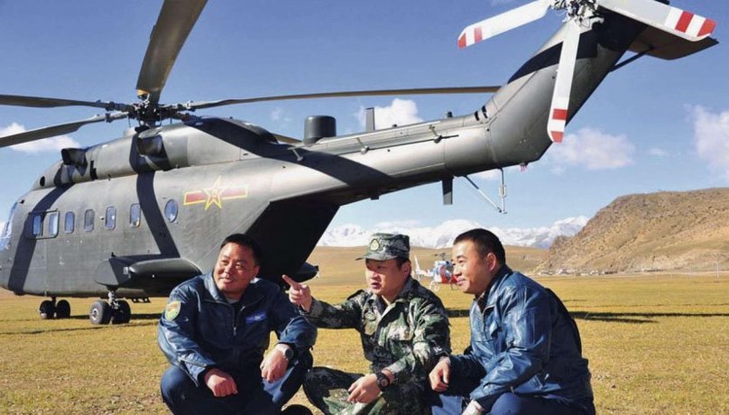 Вертолет z-8 НОАК