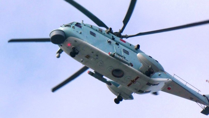 Минога вертолет