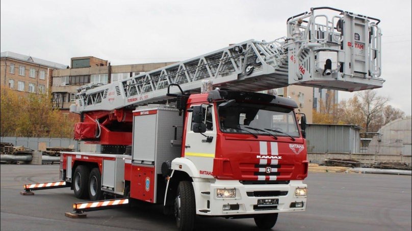 Автолестница пожарная ал-50 магирус