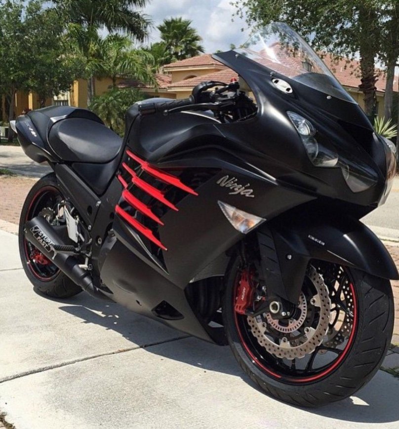 Kawasaki Ninja ZX-14r чёрный