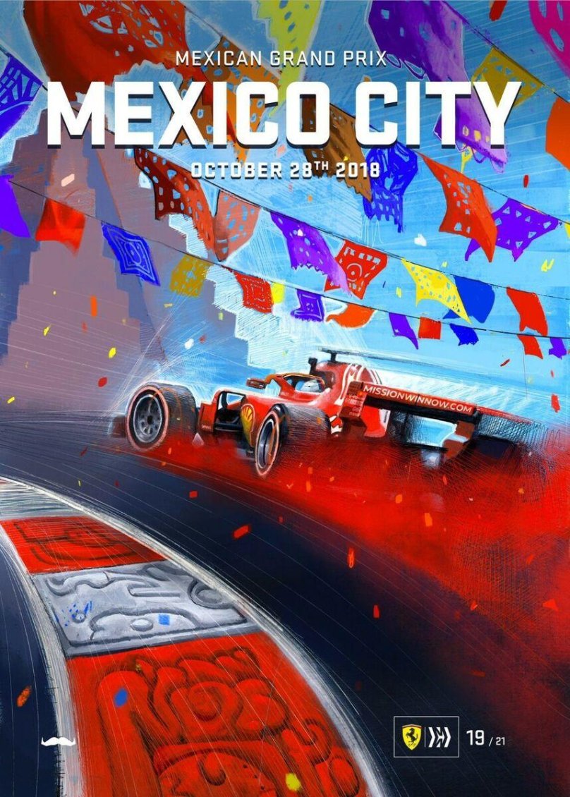 F1 Mexico Постер