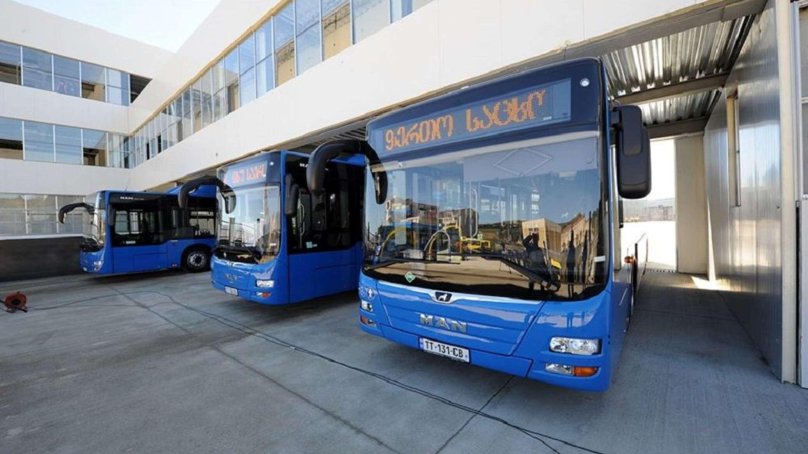 Новые автобусы в Тбилиси